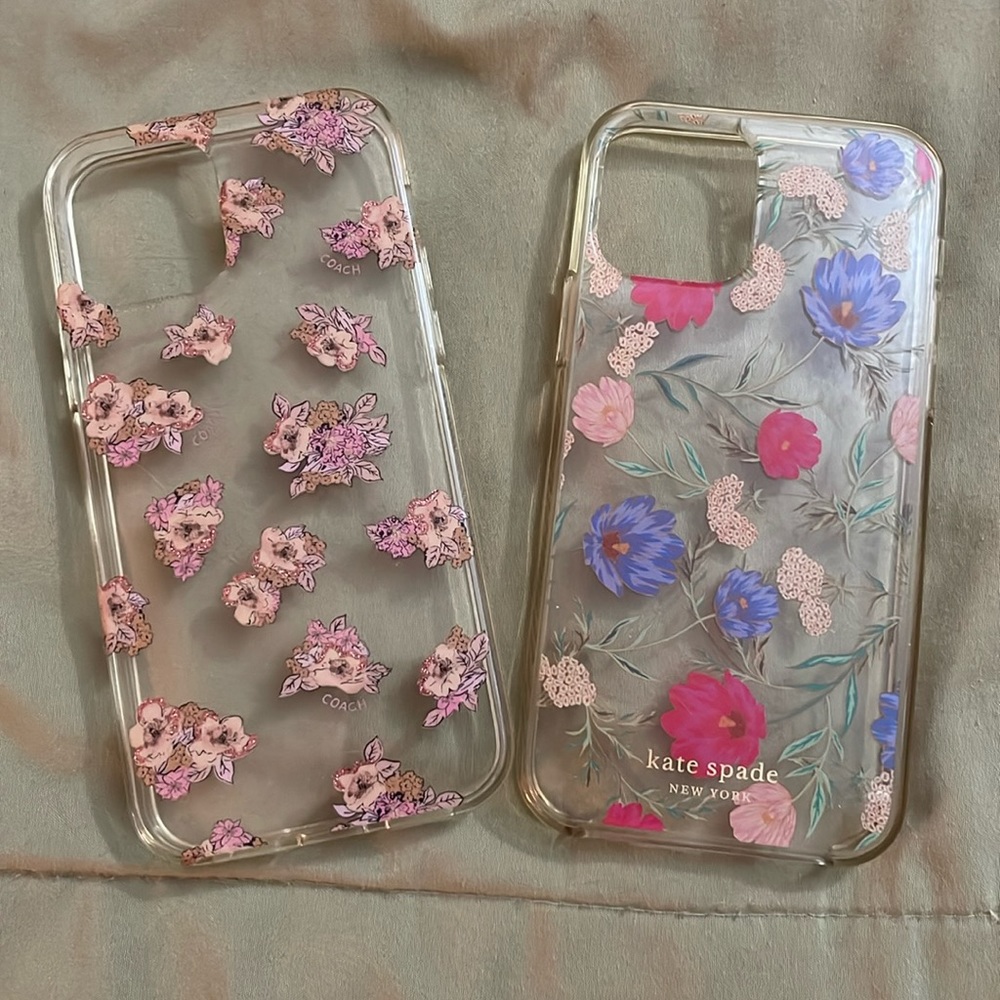 coach & kate spade case bundle for iPhone 12/12 Pro